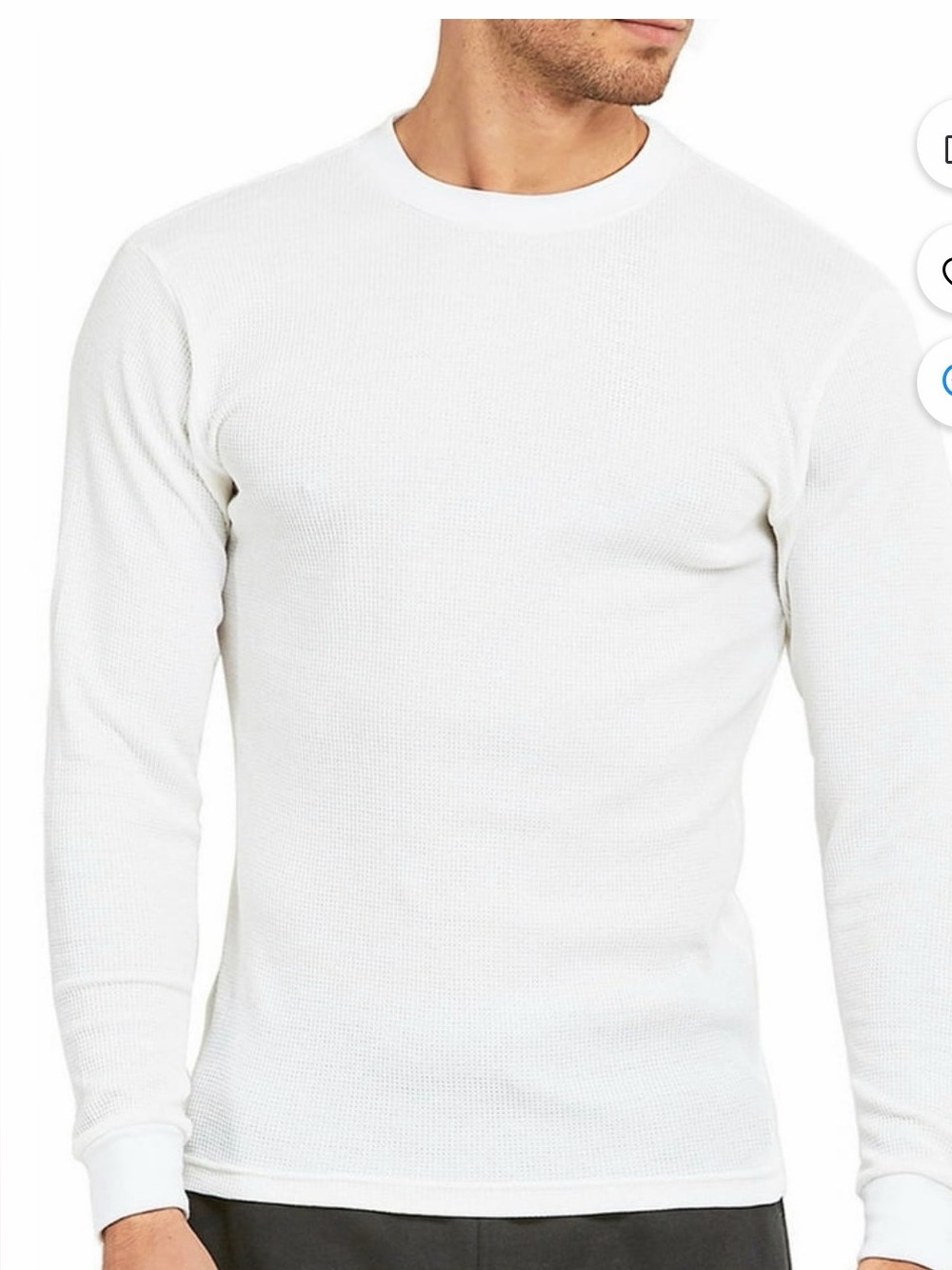 Top Pro Men's Classic Waffle Knit Heavyweight Cotton Long Sleeve Thermal
